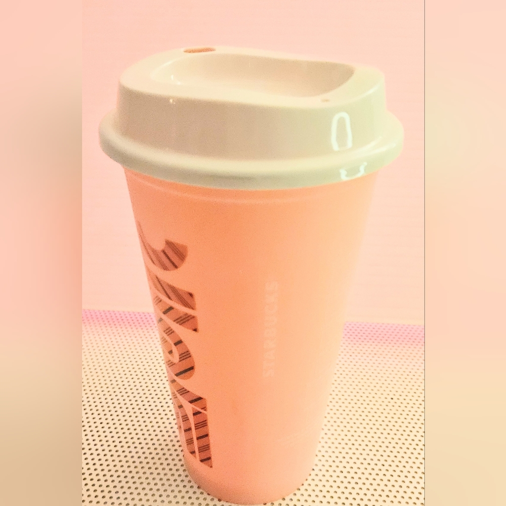 Holiday Starbucks Reusable Cup Pink.